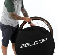 Selcof Padded Double Wheel And Tyre Bag -Planetx Bike Store BASEPDWTB P5