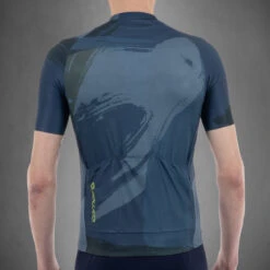 Carnac Men's Brosse Short Sleeve Jersey / Blue -Planetx Bike Store CLCABSSJB P4