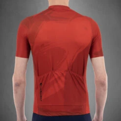 Carnac Men's Brosse Short Sleeve Jersey / Red -Planetx Bike Store CLCABSSJR P4