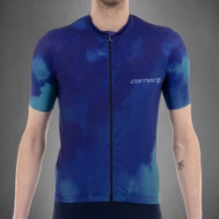 Carnac Men's Meteo Short Sleeve Jersey / Blue 9 Carnac Men's Meteo Short Sleeve Jersey / Blue -Planetx Bike Store CLCAMSSJB P3