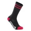 Carnac Stripe Perform Cycling Socks / Black & Burgundy 1 Carnac Stripe Perform Cycling Socks / Black & Burgundy -Planetx Bike Store CLCASTRPCSBBU P1