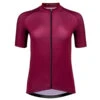 Carnac Women's Short Sleeve Jersey / Burgundy 1 Carnac Women's Short Sleeve Jersey / Burgundy -Planetx Bike Store CLCAWSSJBUR P1 01
