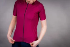 Carnac Women's Short Sleeve Jersey / Burgundy 14 Carnac Women's Short Sleeve Jersey / Burgundy -Planetx Bike Store CLCAWSSJBUR P10