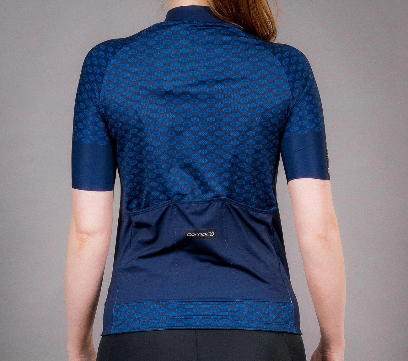 Carnac Women's Short Sleeve Jersey / Navy 6 Carnac Women's Short Sleeve Jersey / Navy - Image 4