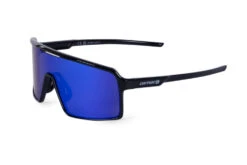 Carnac Juno Sunglasses / Jet Black Frame & Blue Revo Lens -Planetx Bike Store CLJUNBLKBLU P3