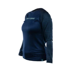 On-One Raglan Long Sleeve Trail Jersey Women’s Navy -Planetx Bike Store CLOORLSTJWN P3 01