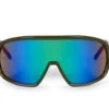 Carnac Para Sunglasses / Olive Drab Frame & Green Revo Lens -Planetx Bike Store CLPAROLVGRN P1