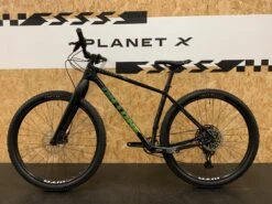 On-One Whippet SX Mountain Bike / Black & Jade / Large -Planetx Bike Store DBCL00004P4