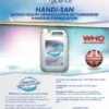 Handi-San WHO Approved Hand Sanitiser 1 Handi-San WHO Approved Hand Sanitiser -Planetx Bike Store HNLSHANSAN P2 01