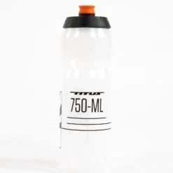 Titus 750ml Water Bottle / Clear & Black -Planetx Bike Store Large vitus clear 2