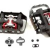 Wellgo WPD-982 Double Sided Platform / SPD Clipless Pedals / Black -Planetx Bike Store PEWEL982 P1
