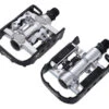 Wellgo C002 Flat/Spd Commuter Pedals -Planetx Bike Store PEWELC2FSP P1